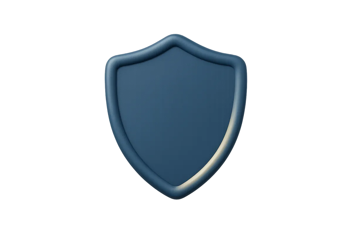 Glowing trust icon representing safe and verified passenger transport