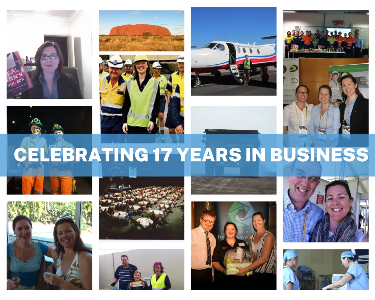 Celebrating 17 years in business photo collage