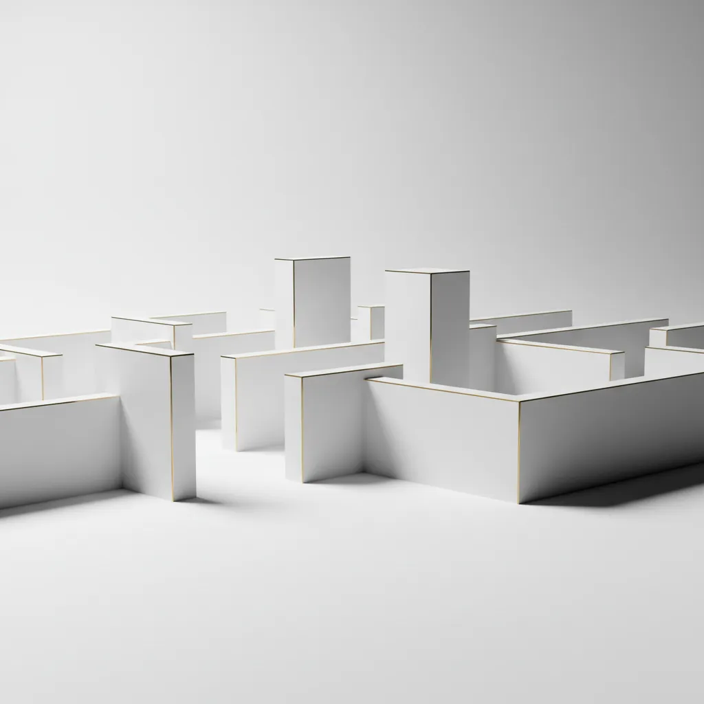 Abstract architectural structure symbolizing legal compliance and solid foundations