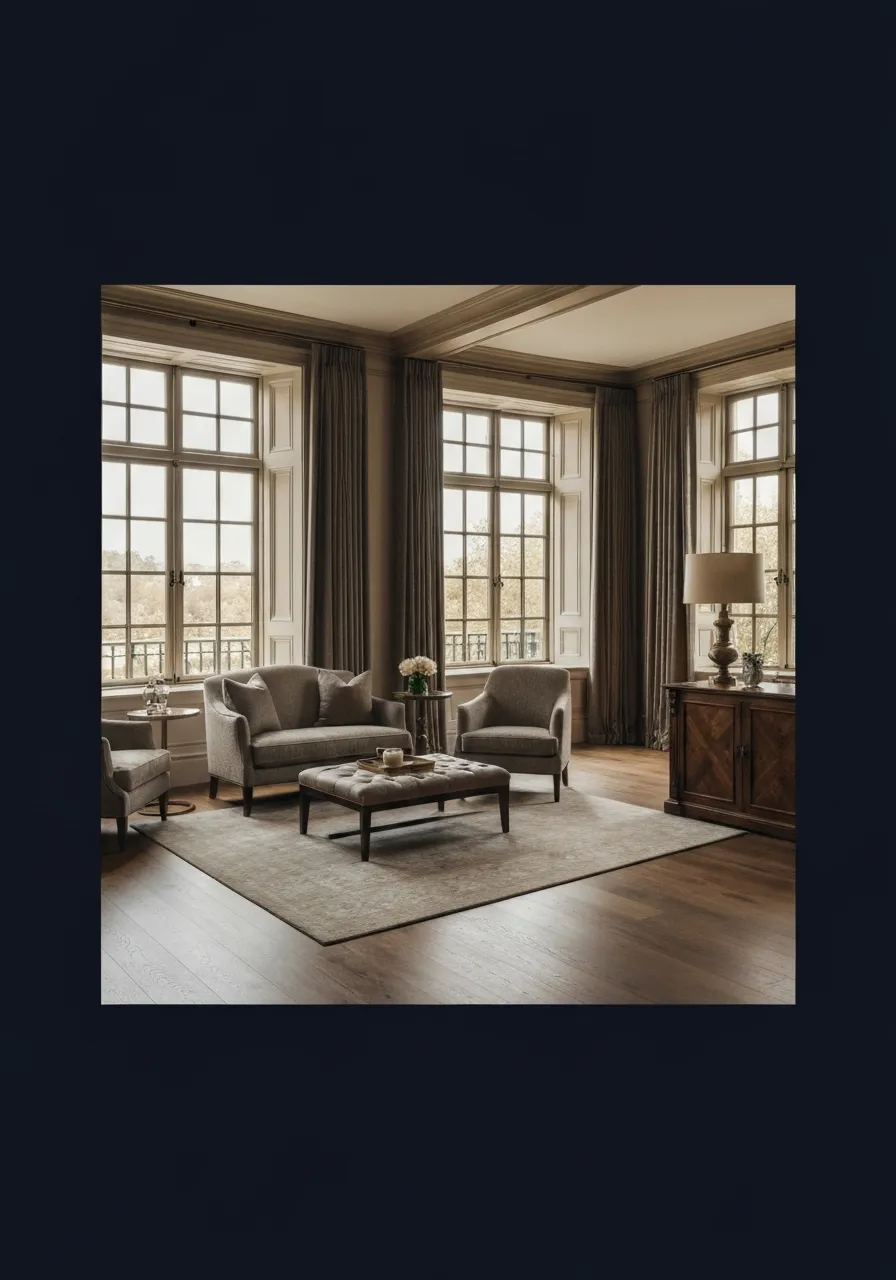 Sophisticated real estate asset representing wealth preservation
