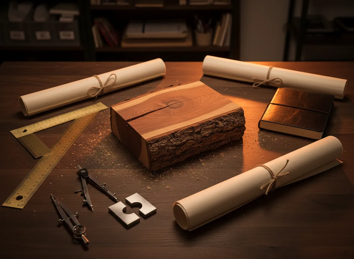 Diseño de planos y proceso de carpintería a medida