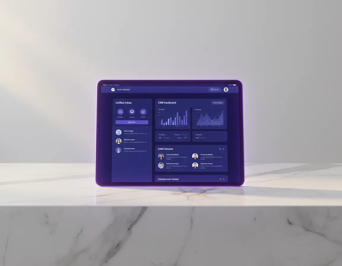 Unified Inbox and CRM dashboard