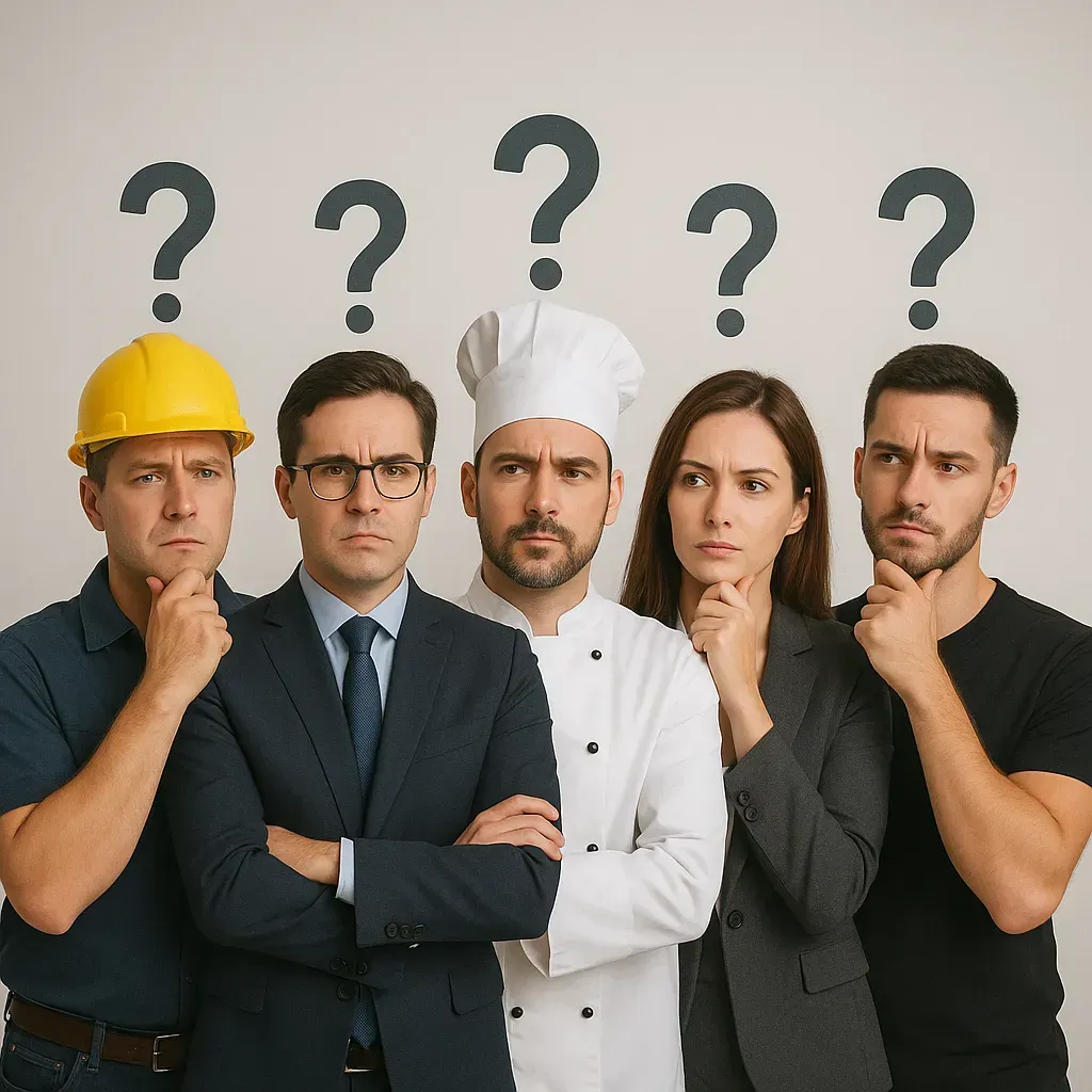 Confused business owners