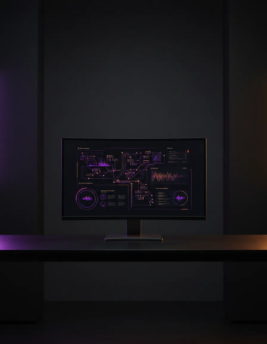 Dashboard Mockup - AI Receptionist