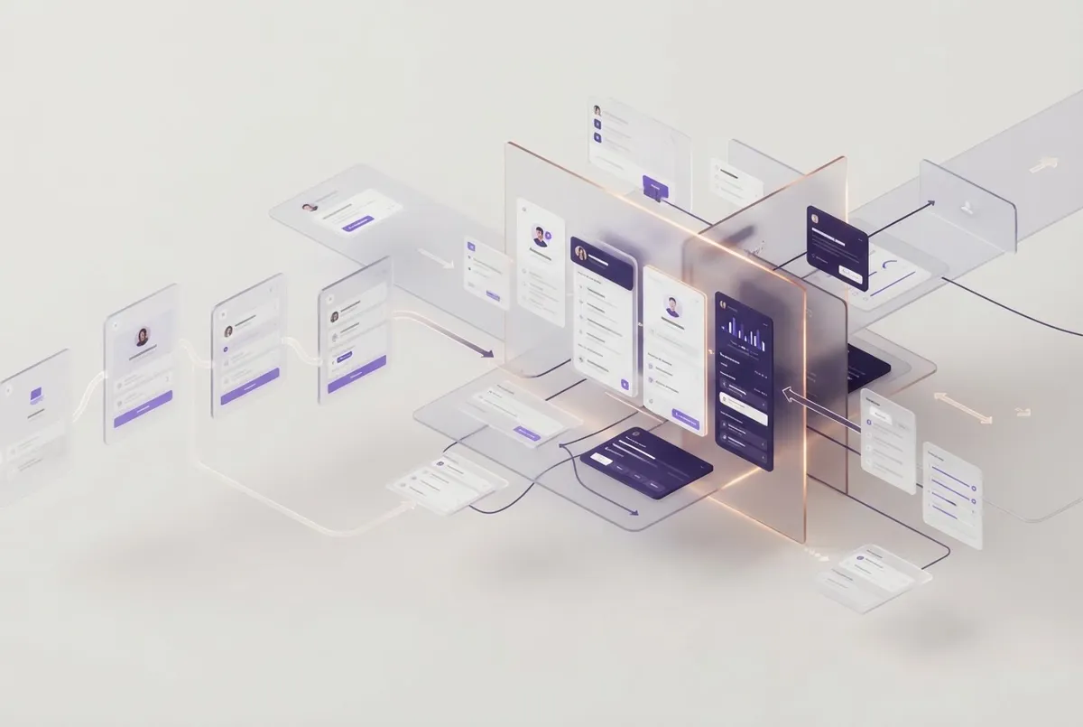 Shiprocket UX Workflow Architecture demonstrating consolidated fulfillment modules