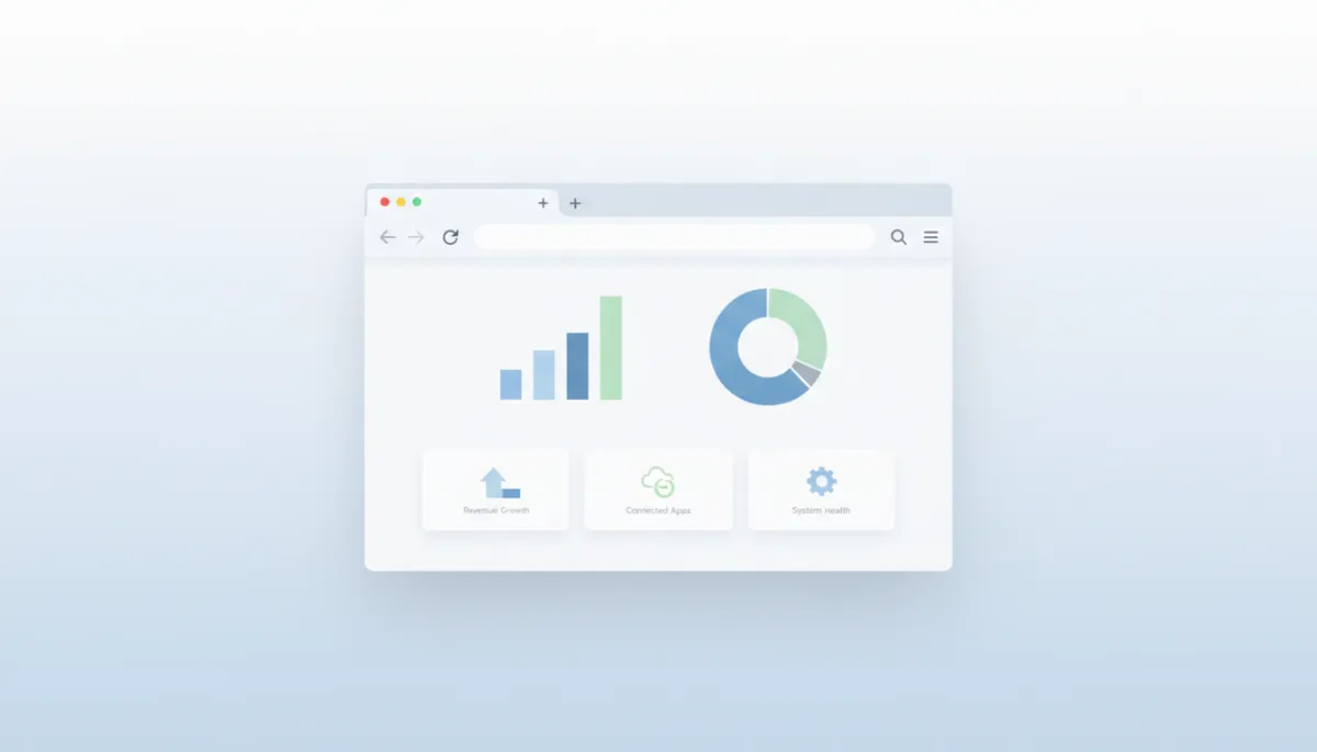 Clean modern dashboard view illustrating Byte Tech digital systems