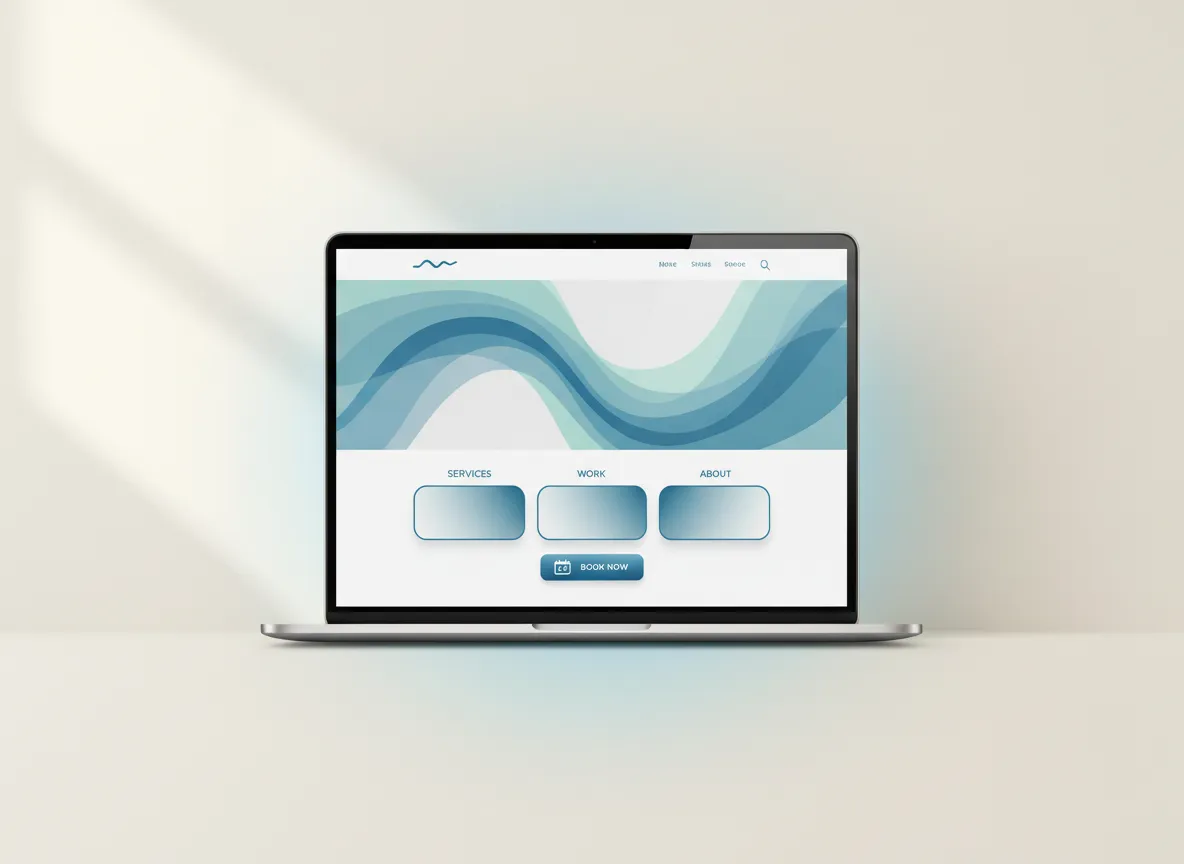 Modern service business landing page project by Byte Tech
