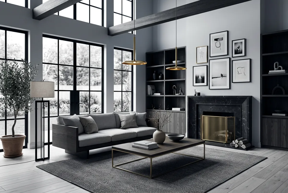 Staged high-end modern interior showcase representing strategic property selling services