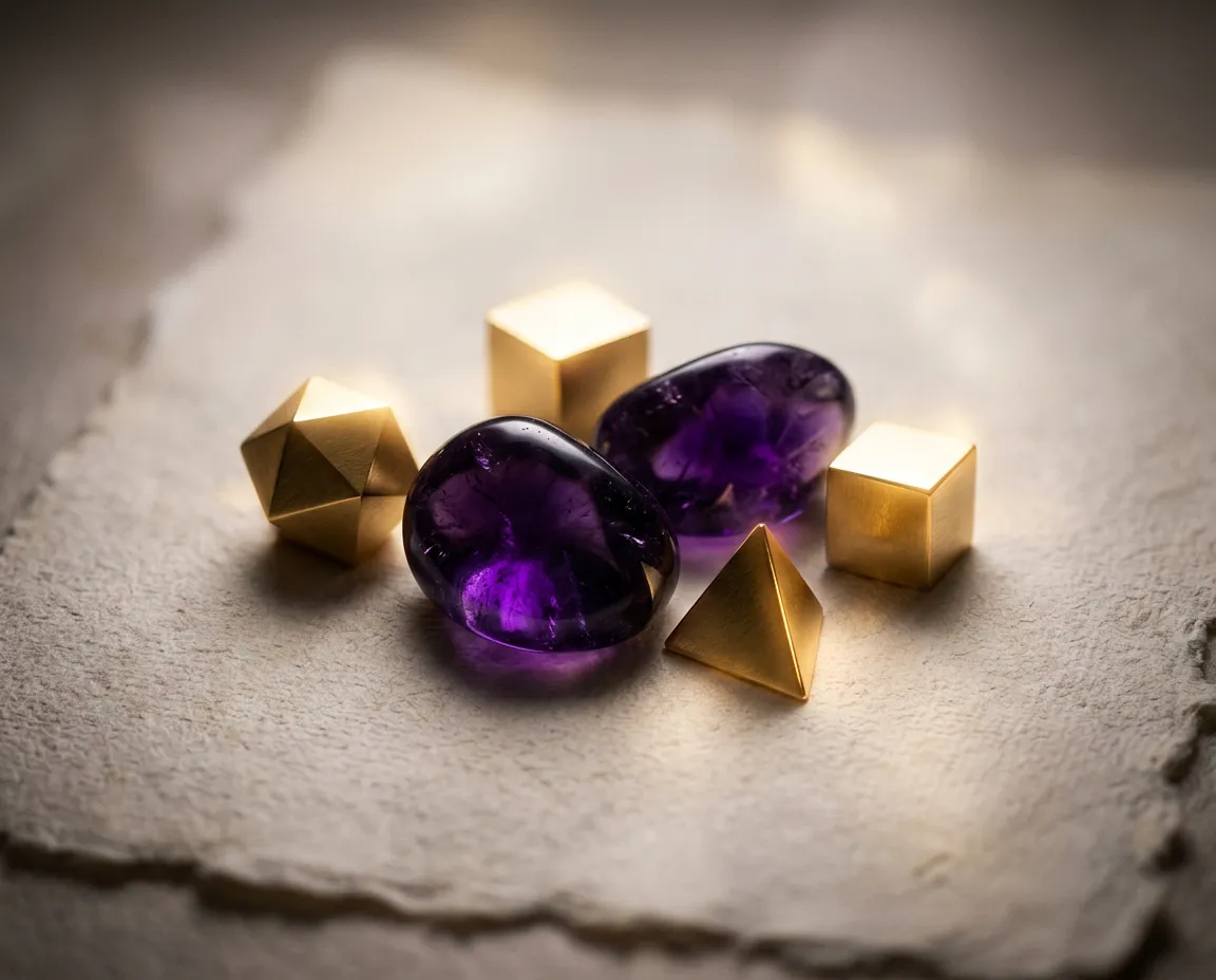 Ethereal light and reflective geometry representing energetic alignment