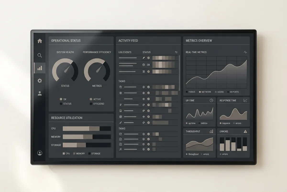 Production deployment showcase presenting operational dashboard and measurable business outcomes