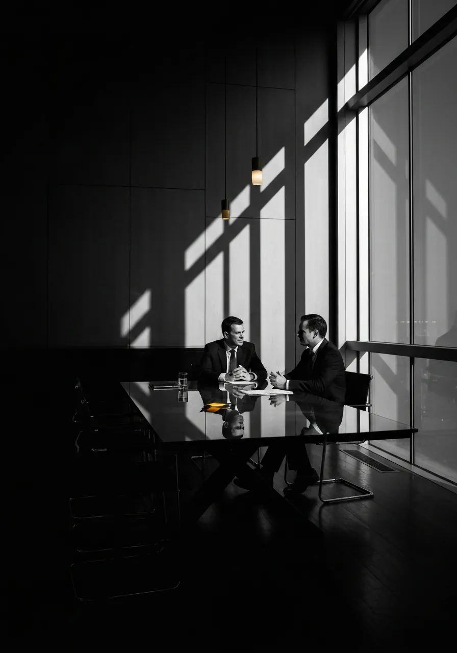 Experienced attorney editorial portrait