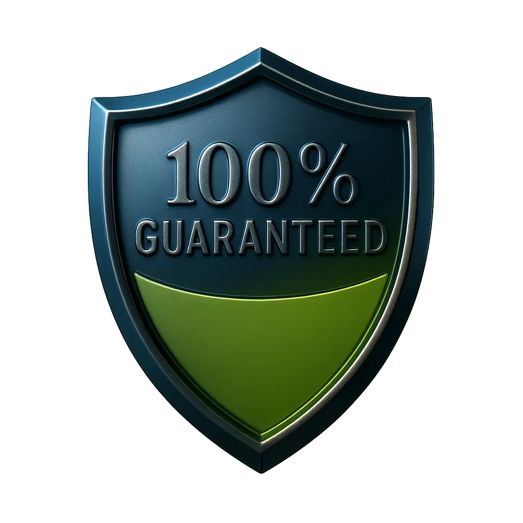 100% Satisfaction Guarantee Shield