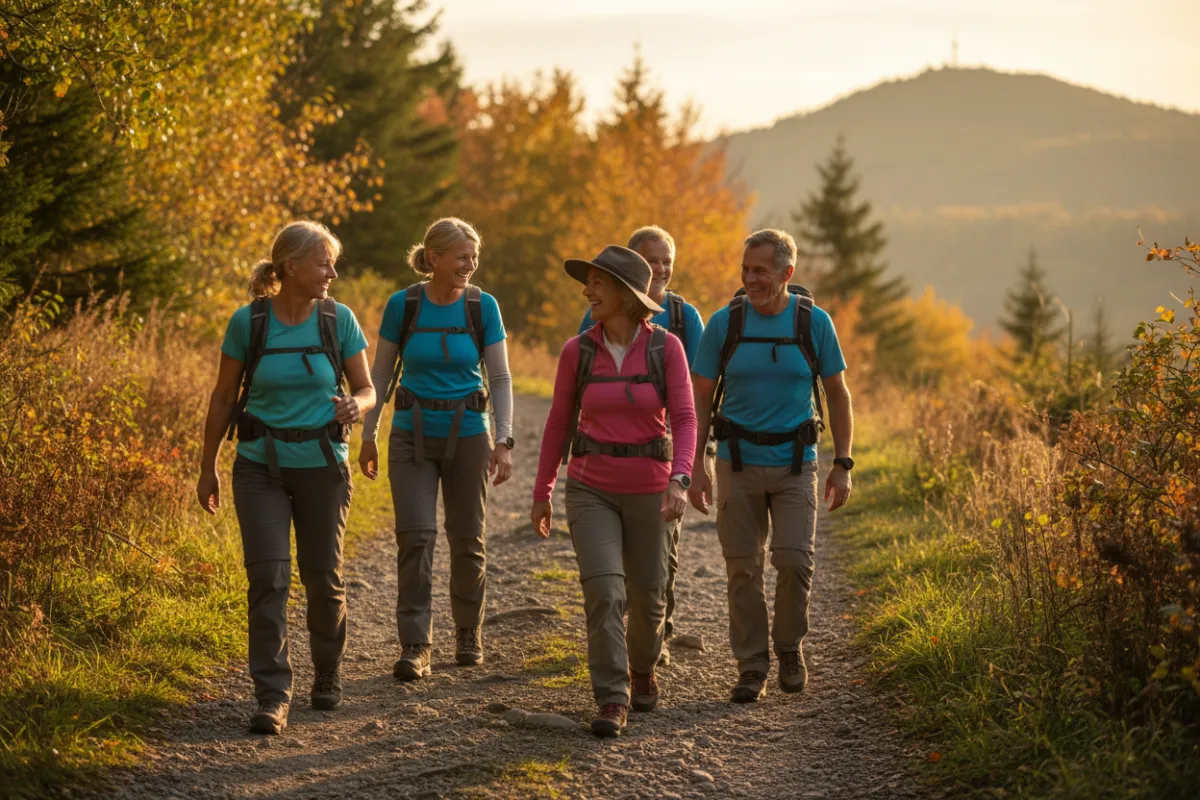 A confident, vibrant individual breaking aging stereotypes