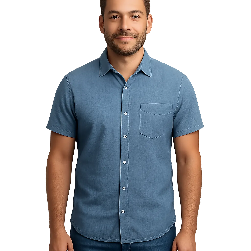 Portrait of a confident adult on transparent background