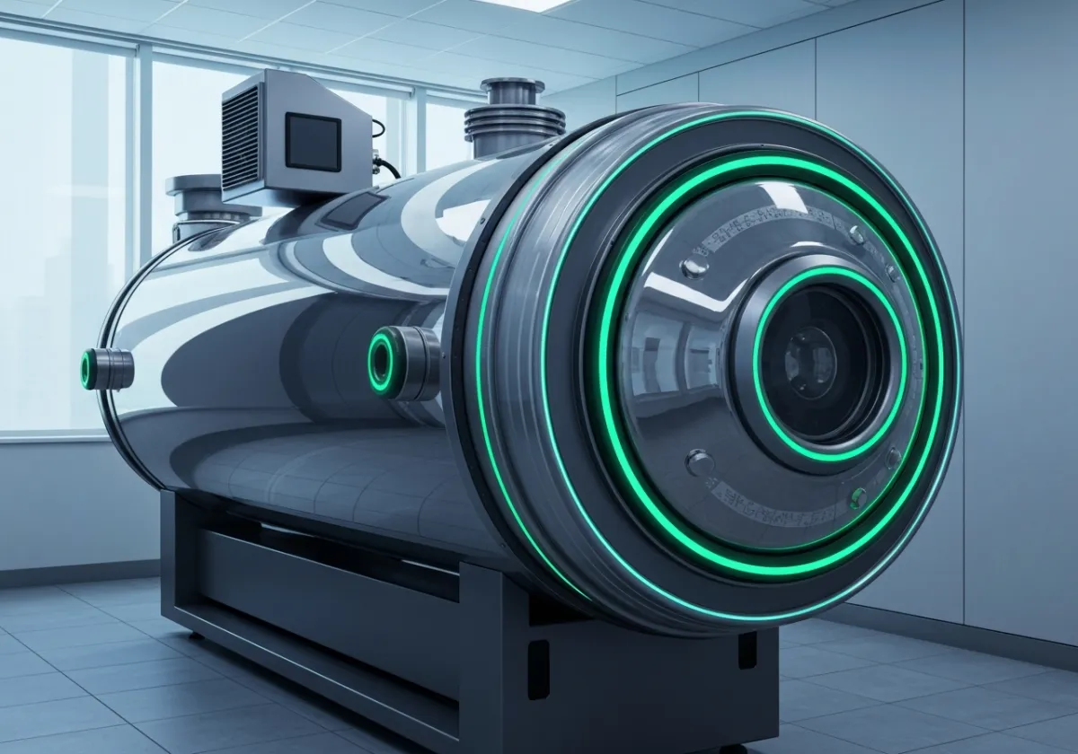 Clinical hyperbaric oxygen chamber