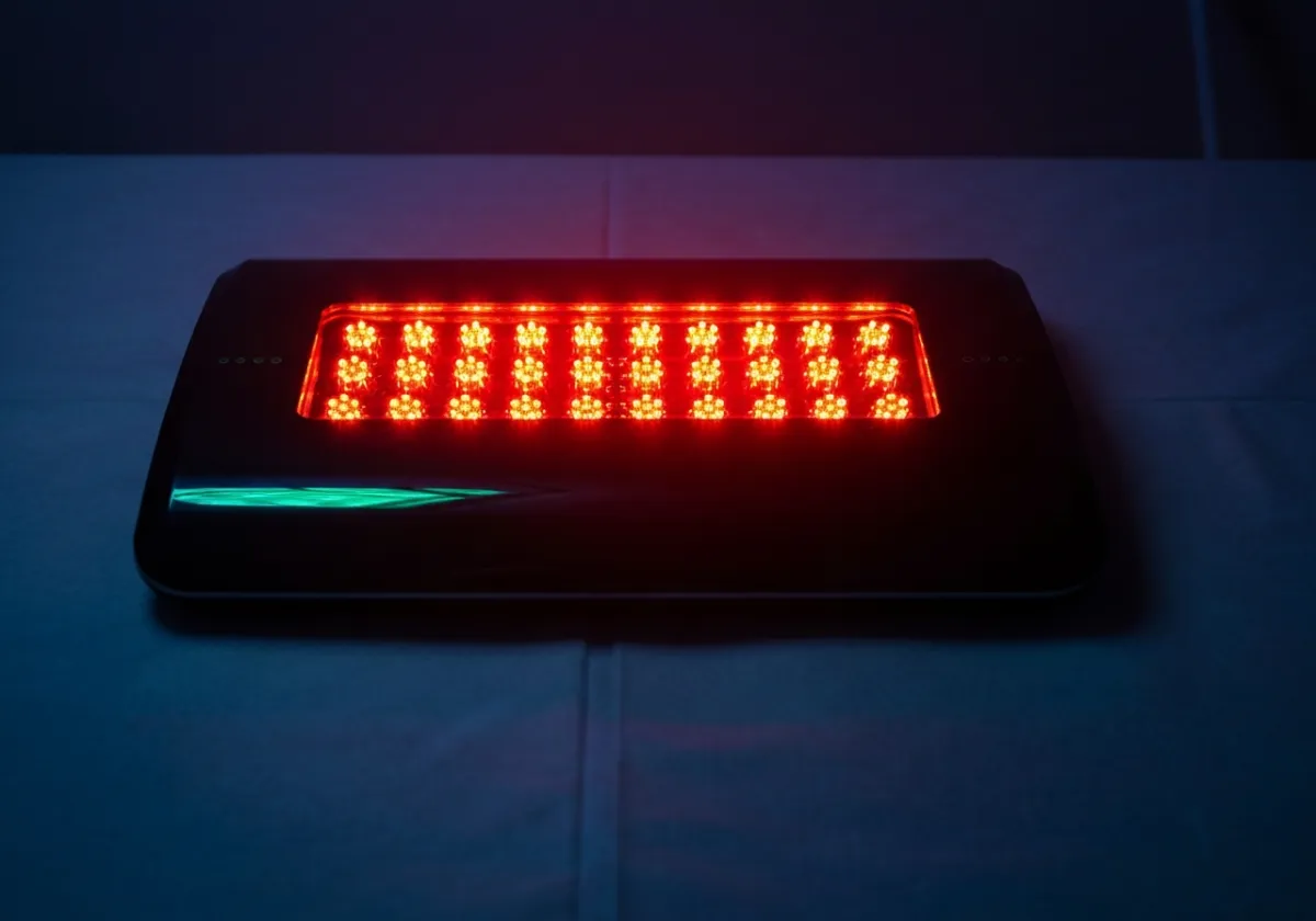 Targeted red light photobiomodulation panel