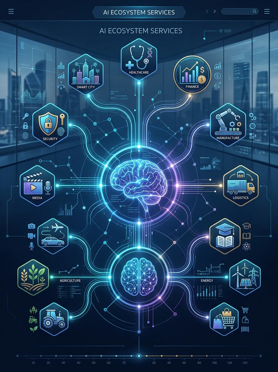 DigiCallers multi-industry AI receptionist dashboard routing calls across contractors, salons, and automotive businesses