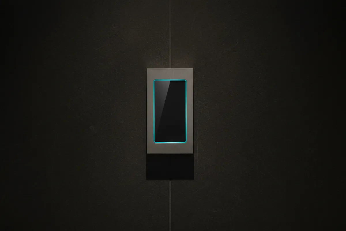 Flush-mounted hotel access control reader installation