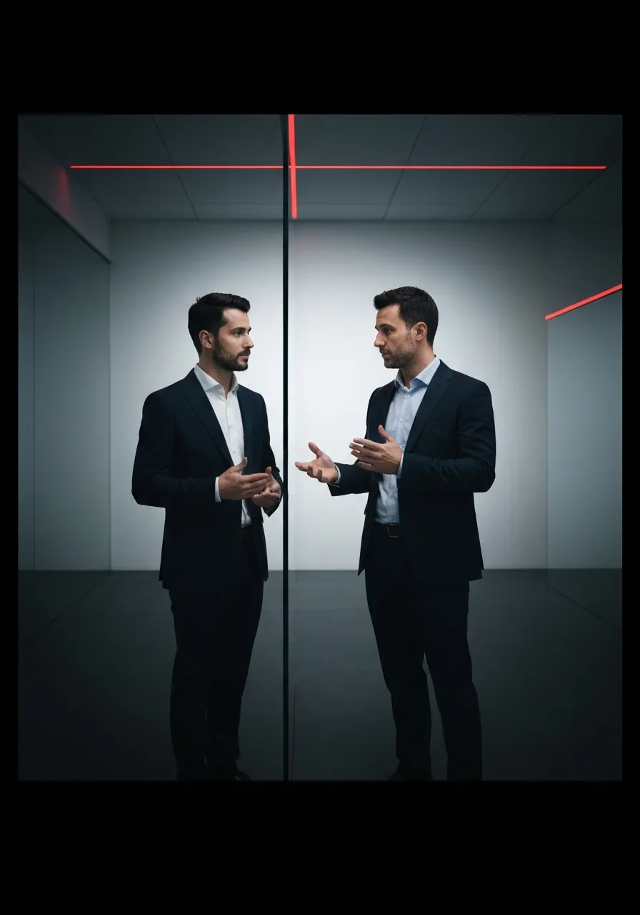 Editorial agency photography representing collaboration and high-end aesthetics