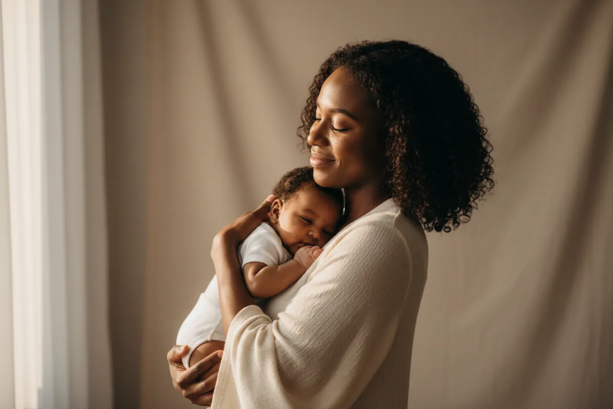 Editorial image about personal growth and motherhood