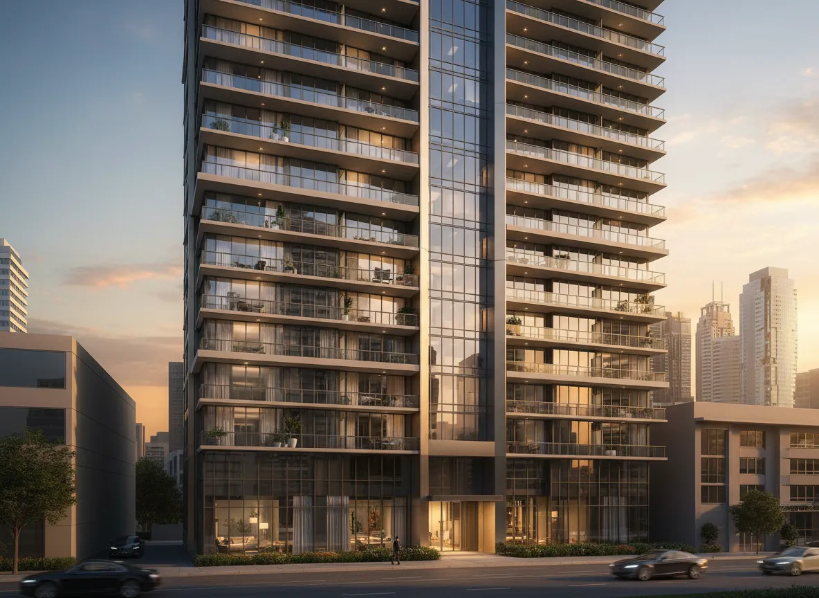 Luxury high-rise apartment