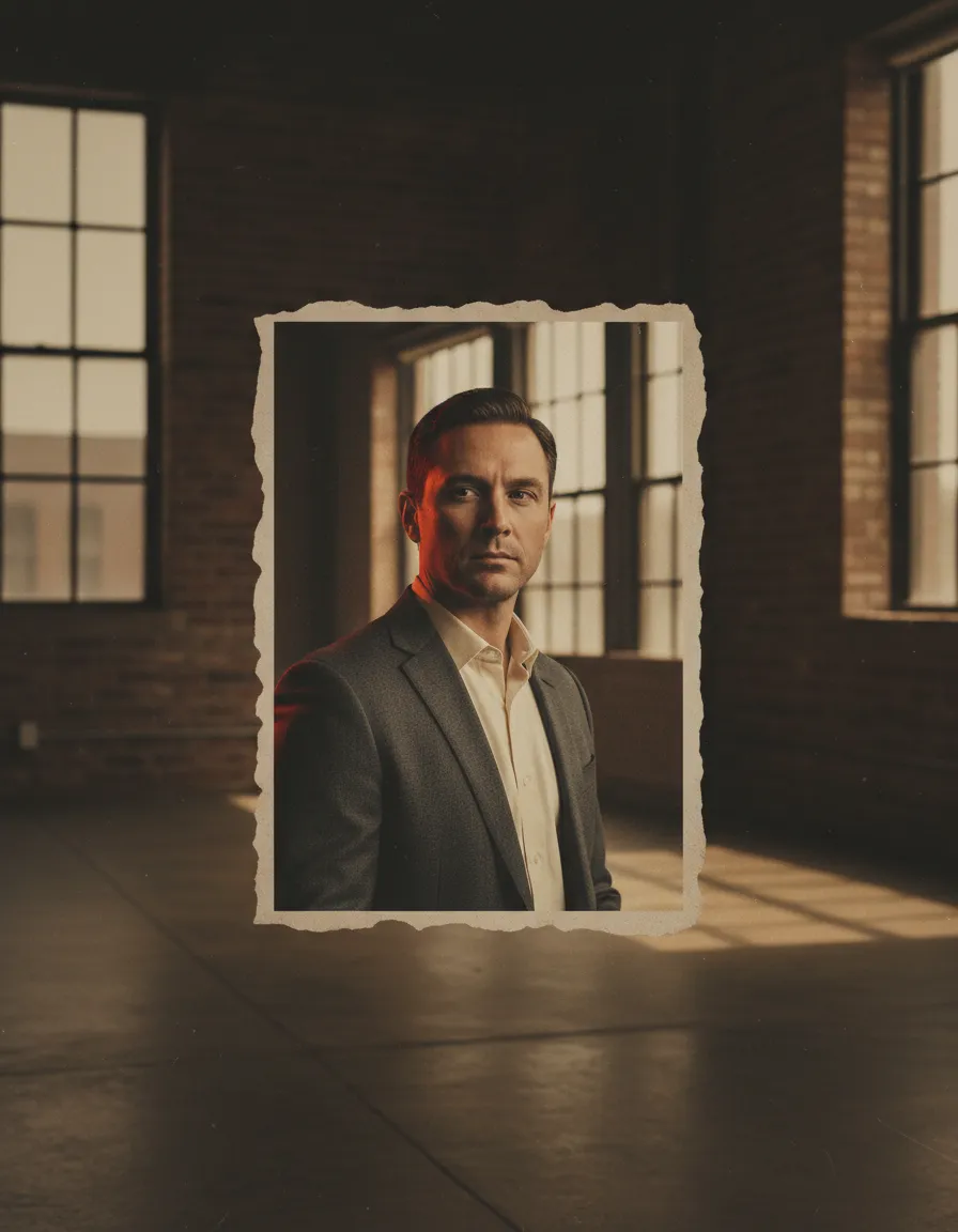 Deckled edge portrait illustrating workplace justice