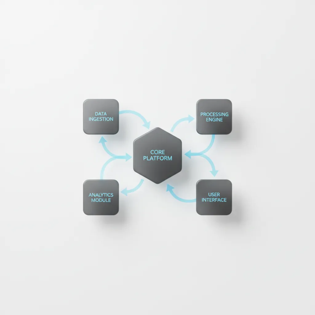 Abstract system and technology visual
