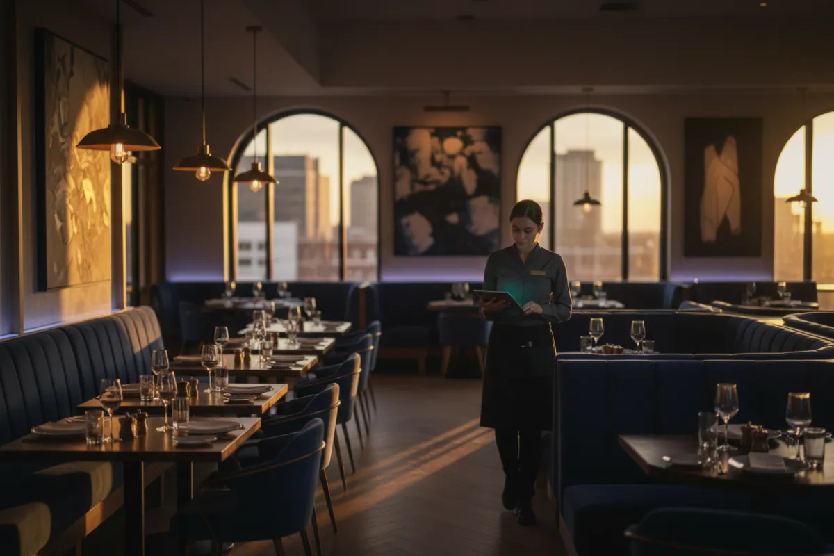 Restaurant and cafe interior