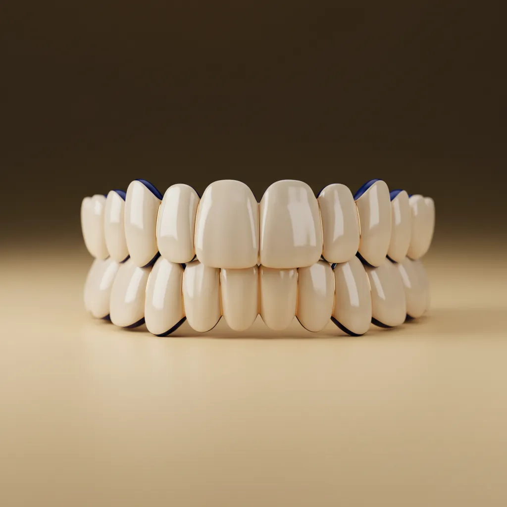 Pristine zirconia full-arch bridge