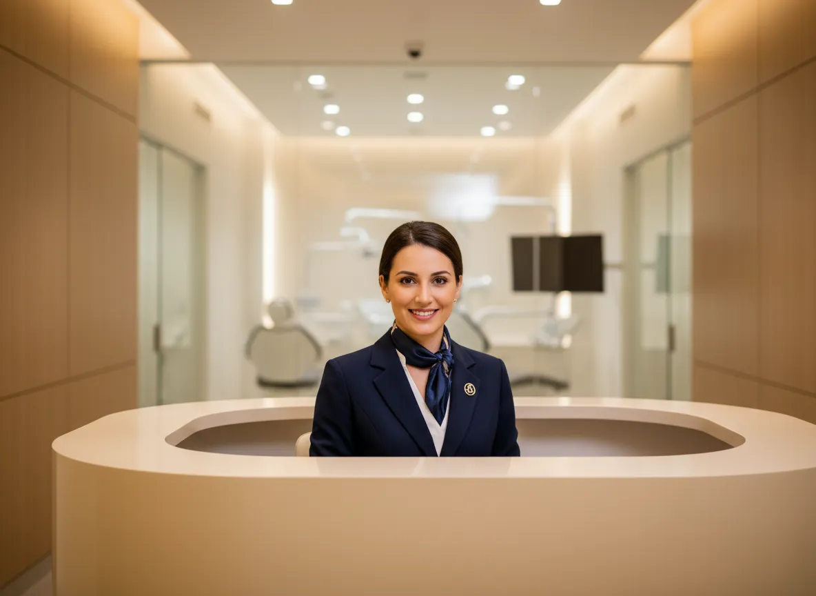 Friendly Smile Retreat concierge specialist ready to help U.S. patients