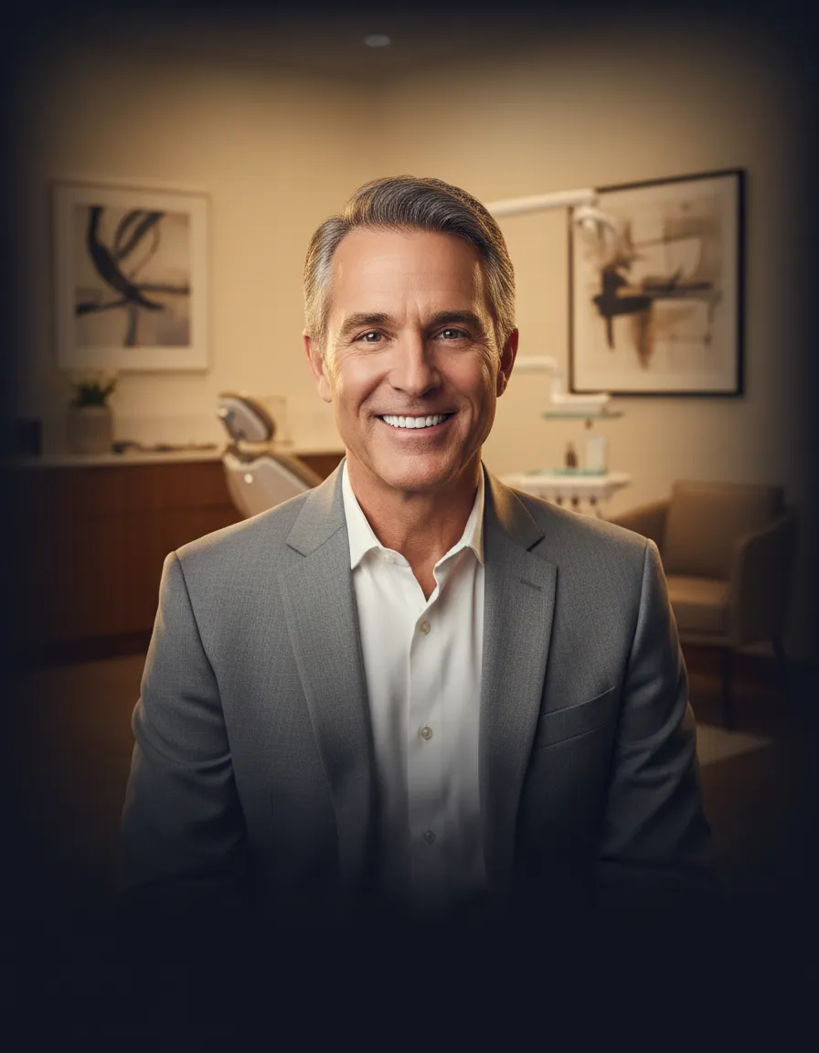 Confident patient smiling after receiving a stress-free dental consultation