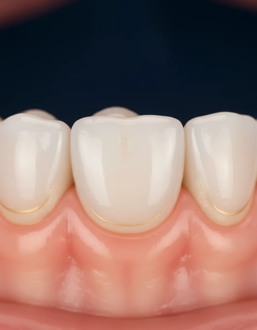 Visualizing gum tissue health and perfect fit of final dental restorations