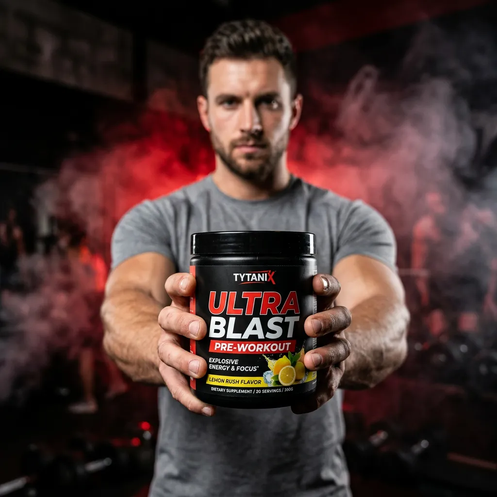 TYTANIX ULTRABLAST high performance supplement tub cutout