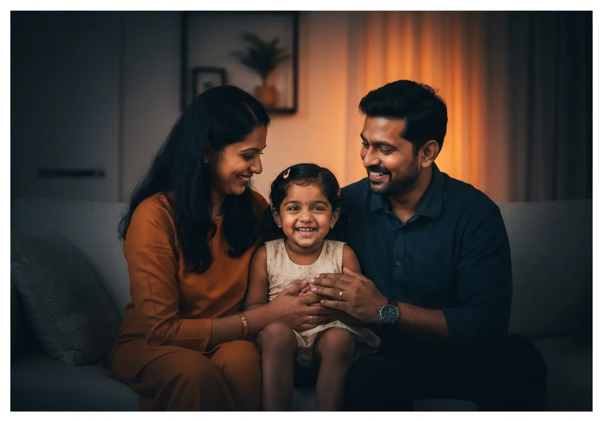 Family celebrating life milestones together