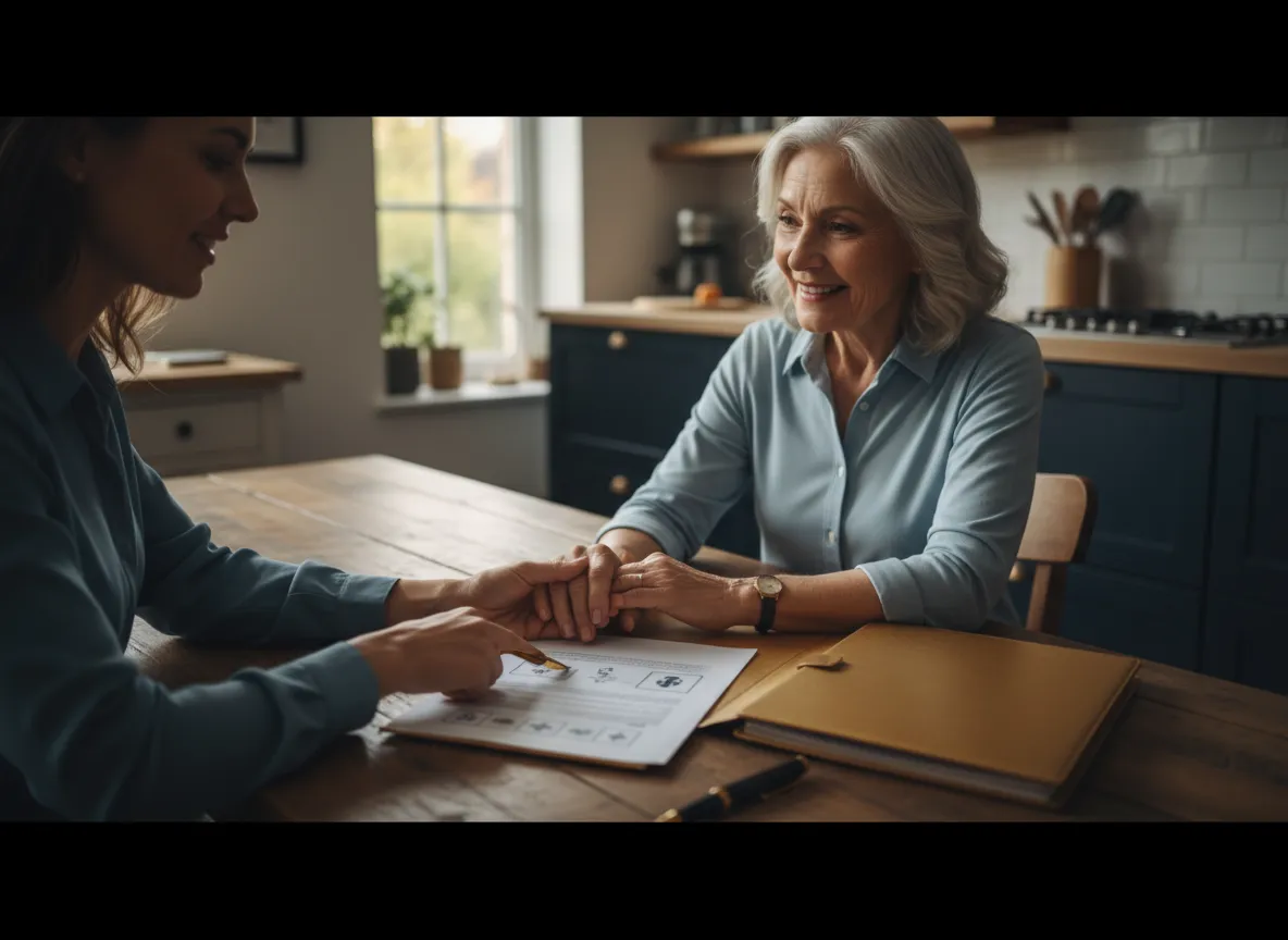 Lifestyle image showing secure investments