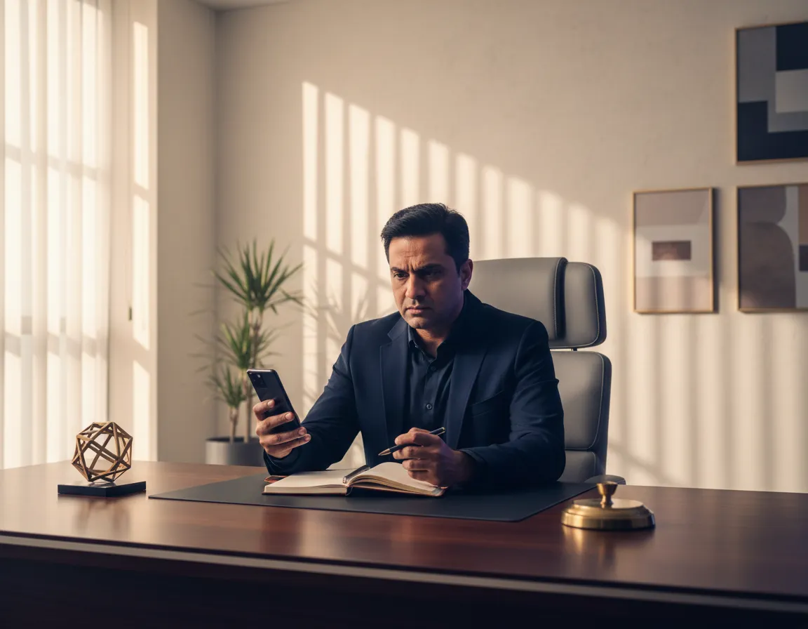 Advisor doing morning follow-ups