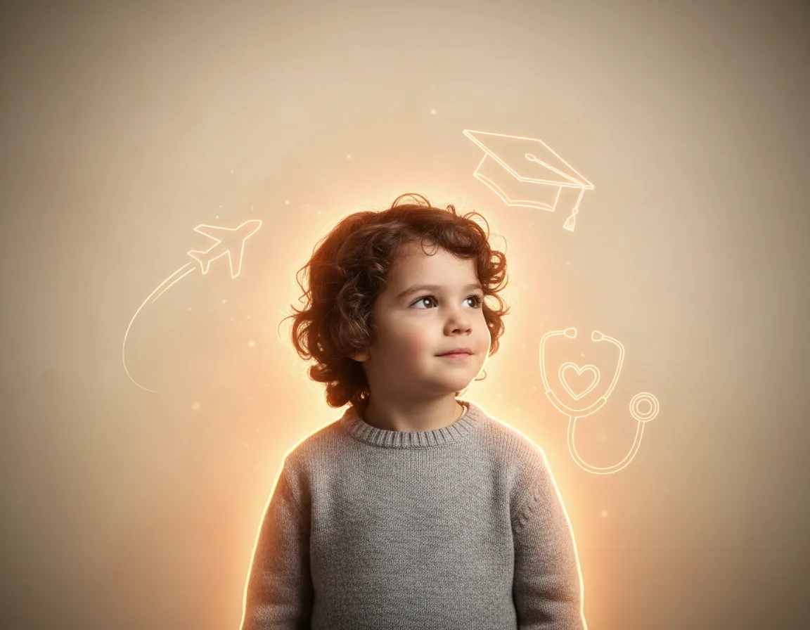 Visualizing a child's dream career through proper financial planning