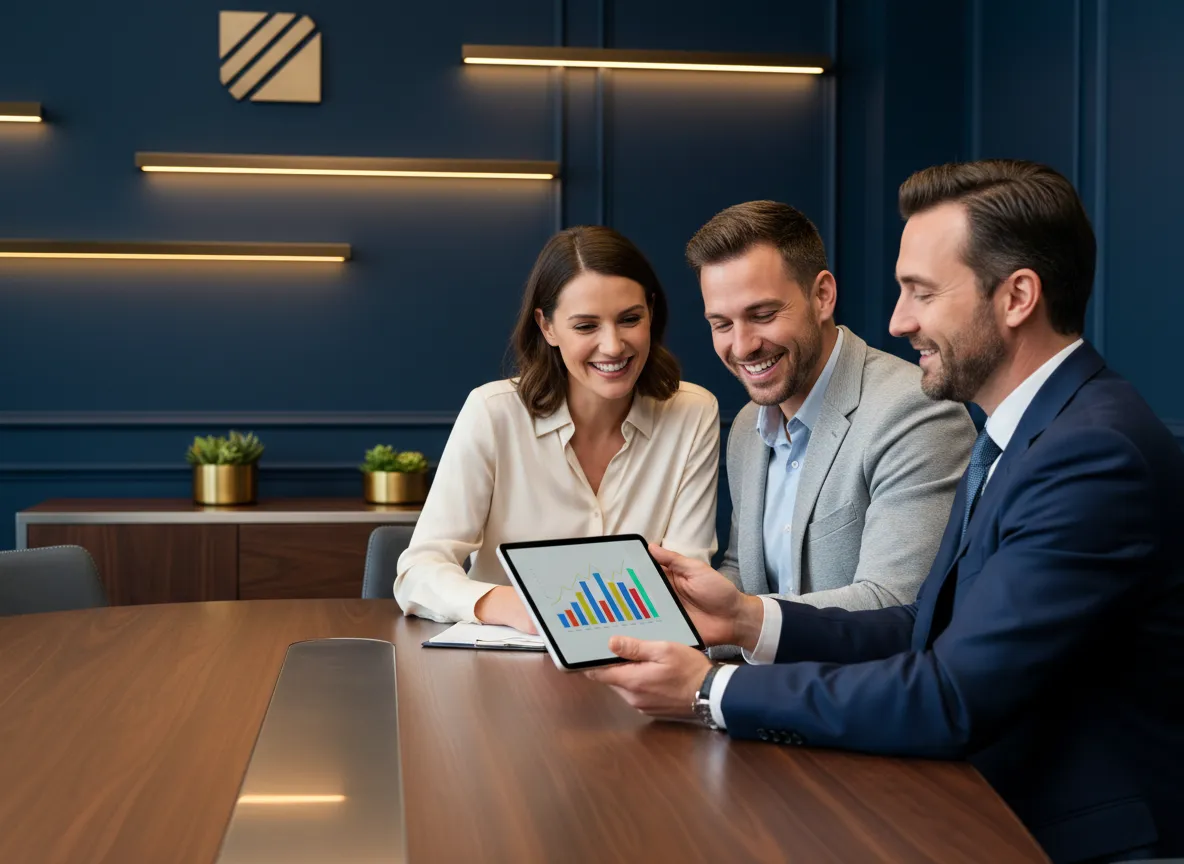 Advisor Reviewing Portfolio