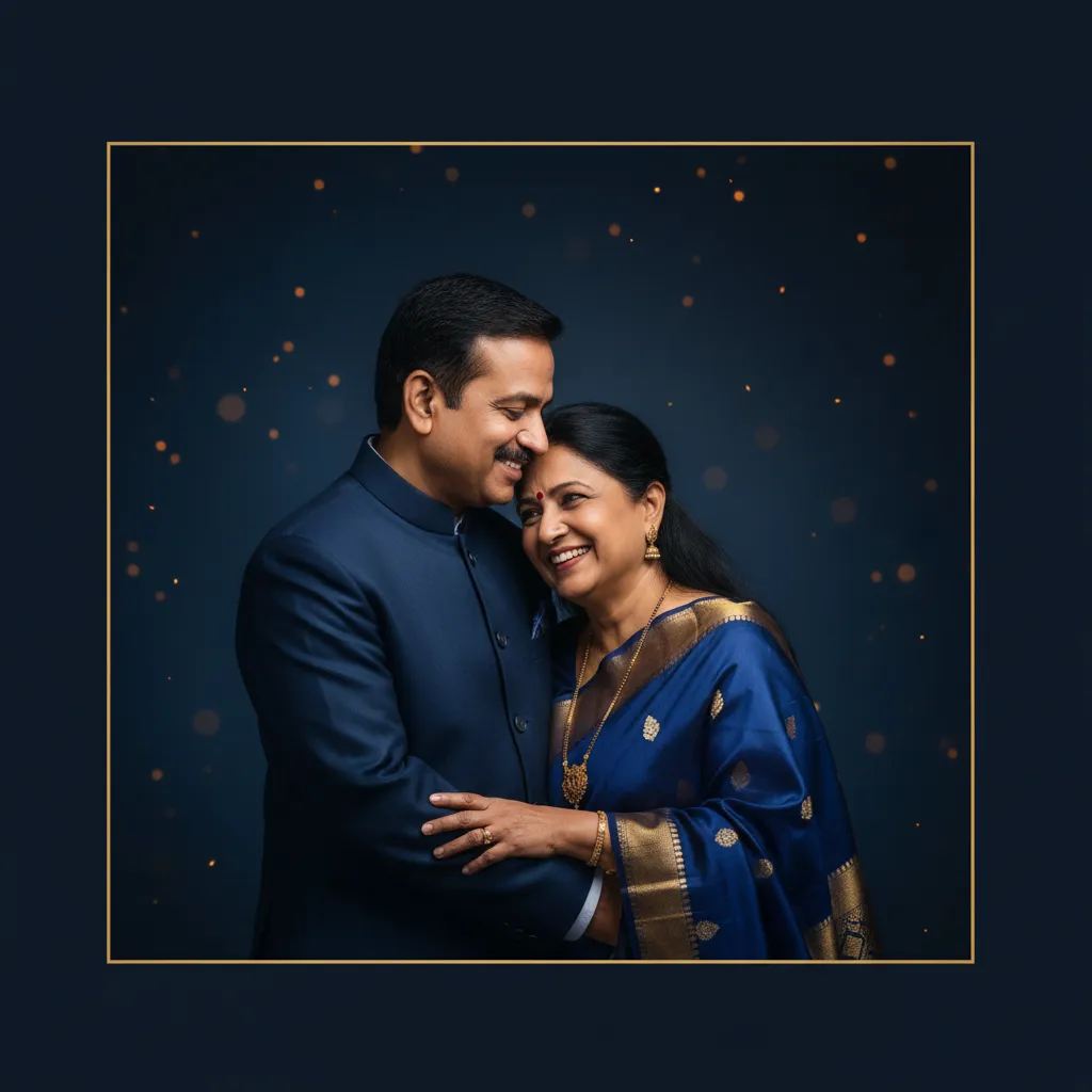 Indian parent couple profile photo