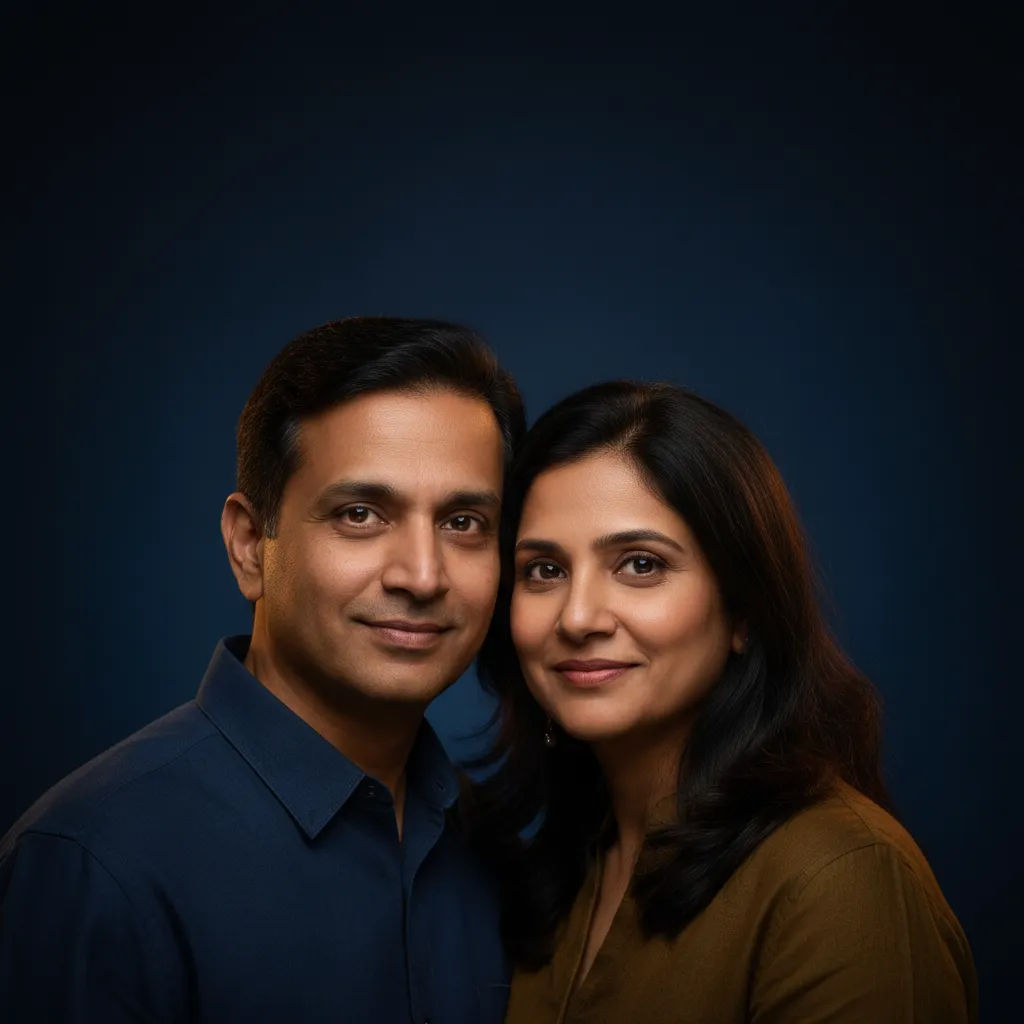 Indian parent couple profile photo