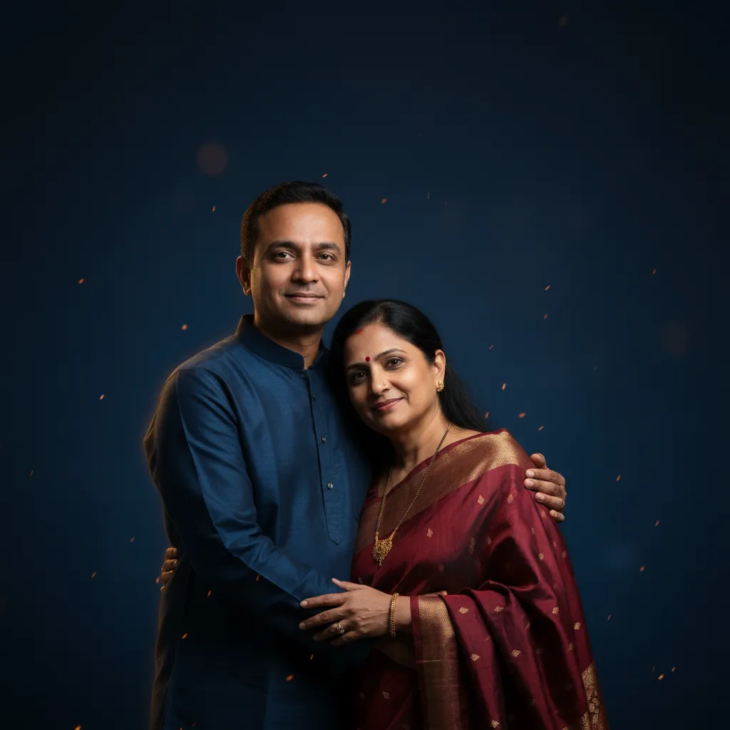 Indian parent couple profile photo