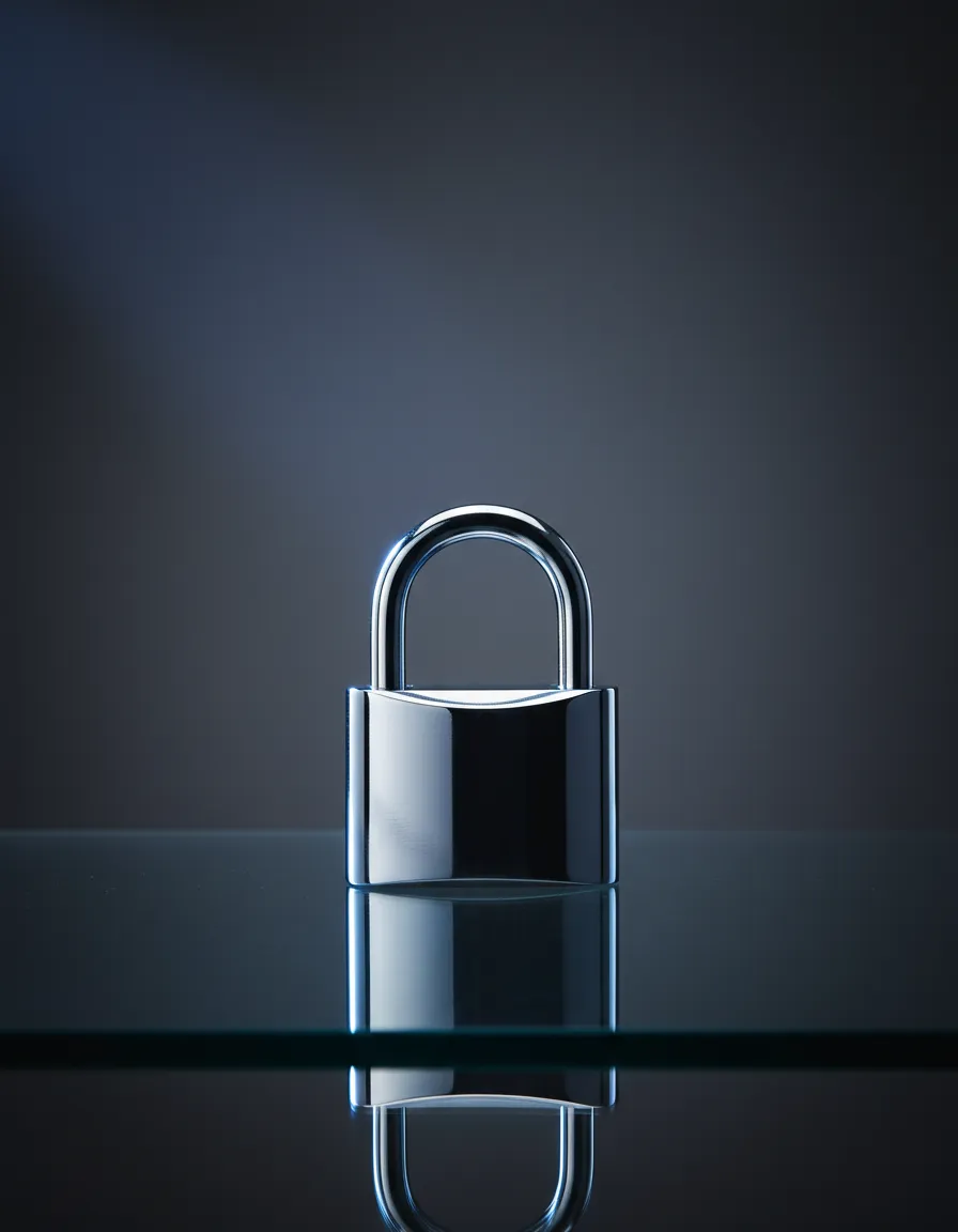 Professional security themed conceptual visual
