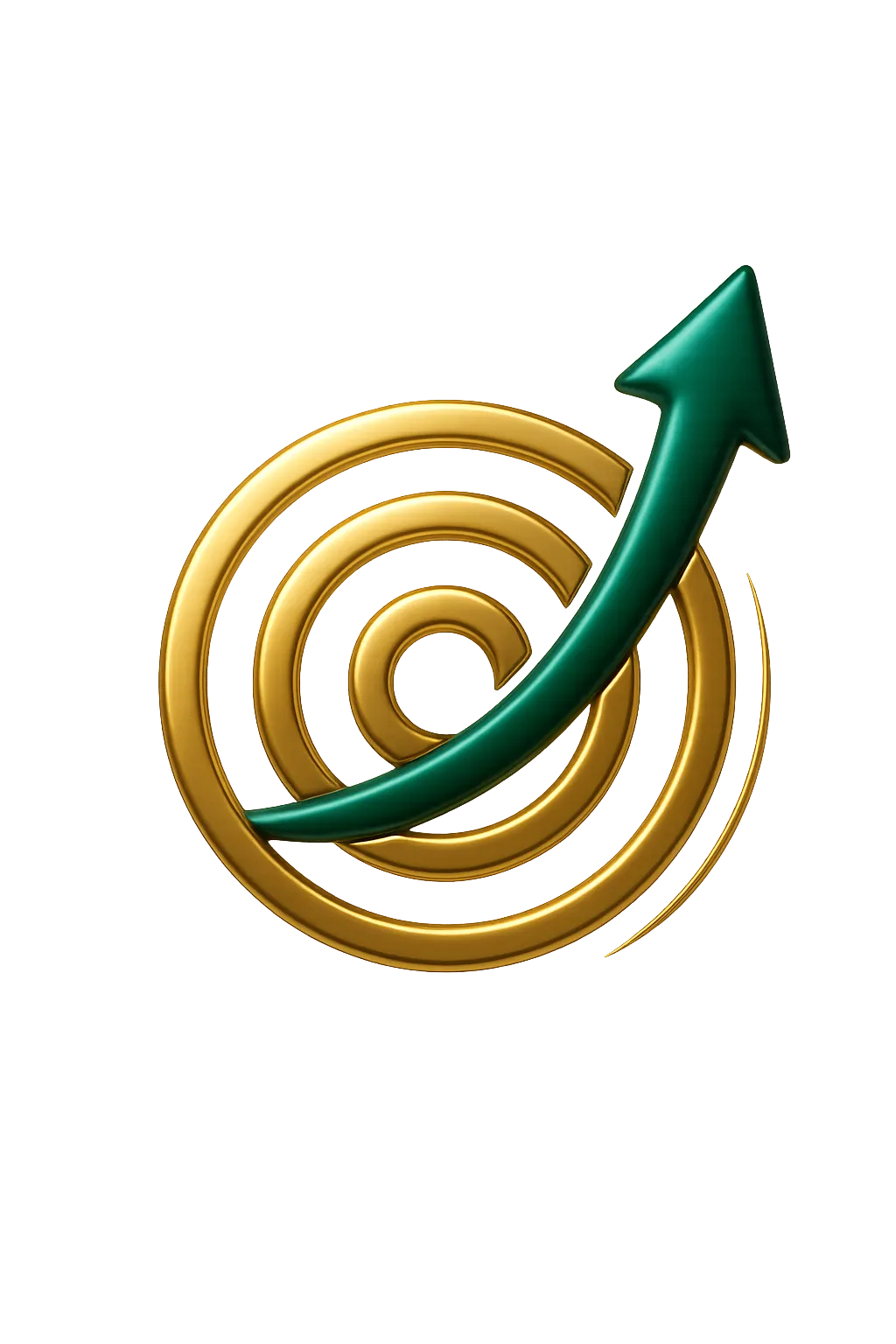 Abstract graphic representing continuous financial growth