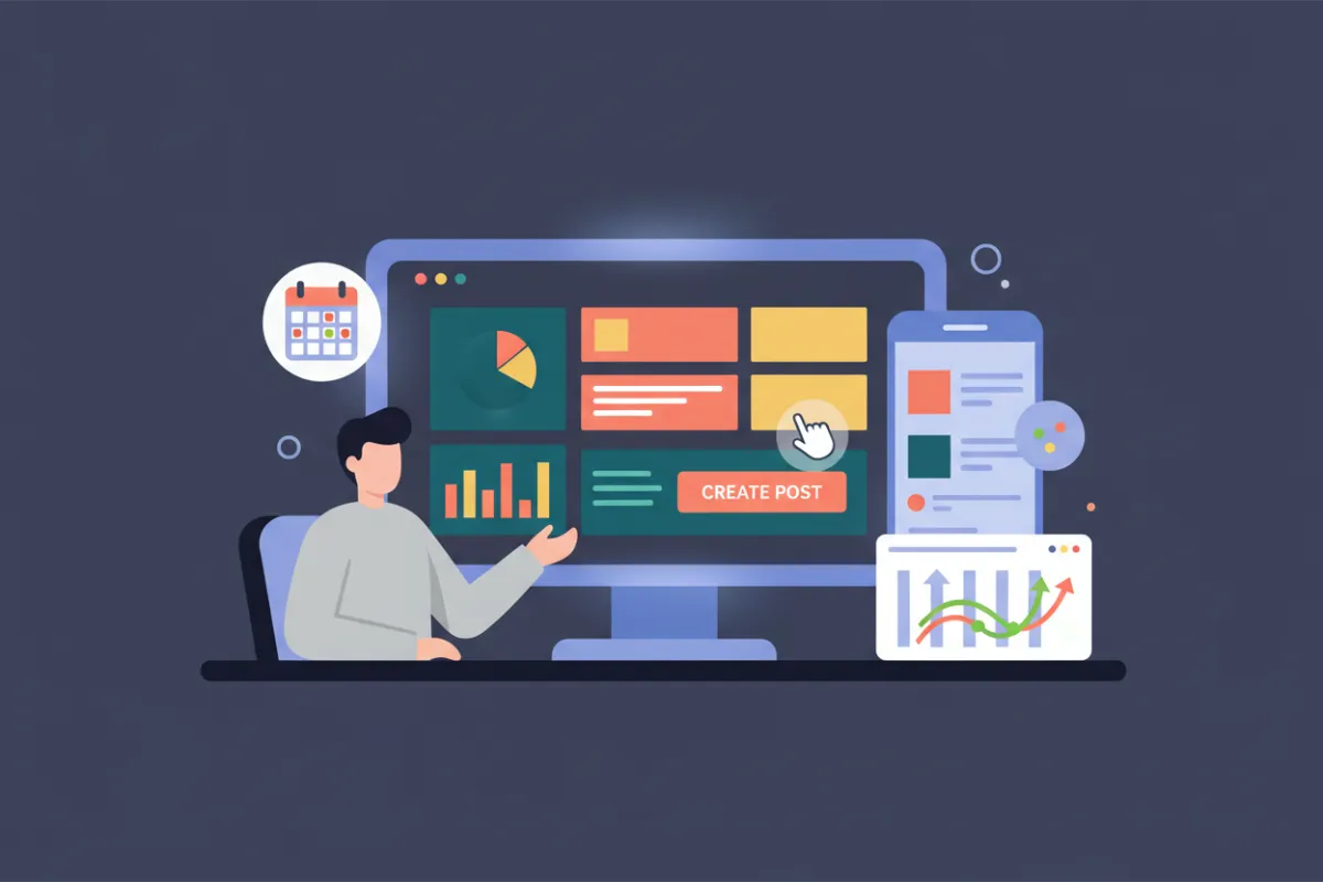 Social Media Maestro illustration