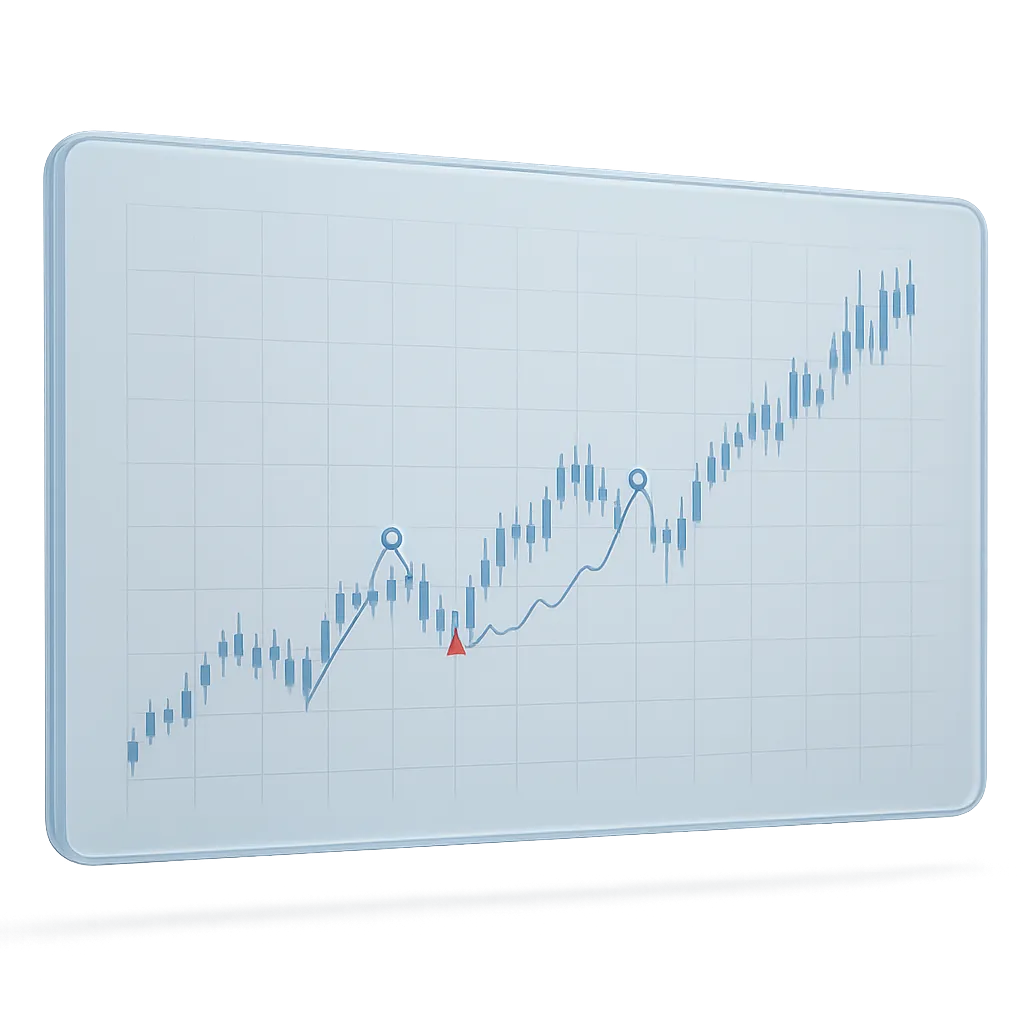 High-resolution TradingView futures chart with WolfPack technical indicators and order flow overlays