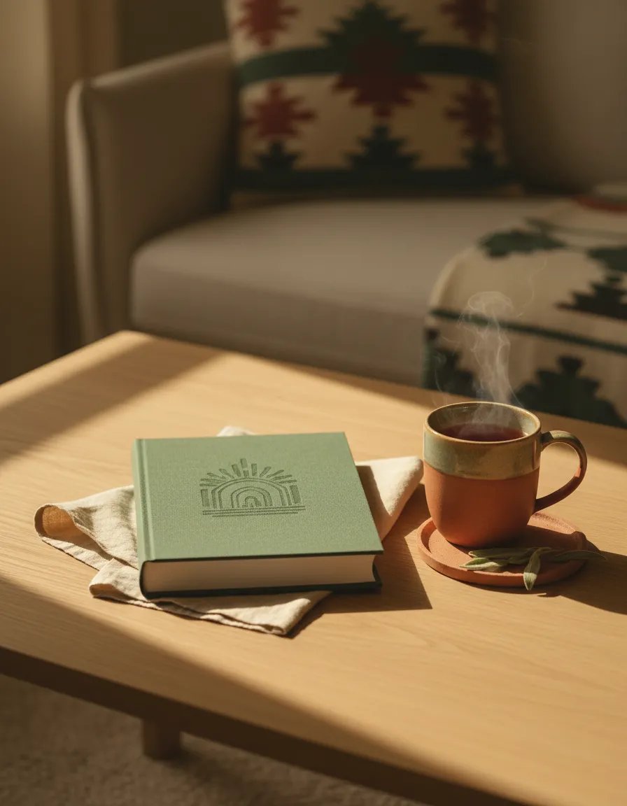 Homebuyer's First-Step Kit lying beautifully on a soft-lit coffee table