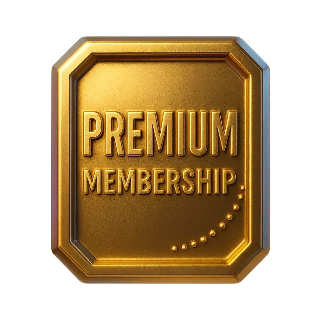 VIP Sunset Gold Badge