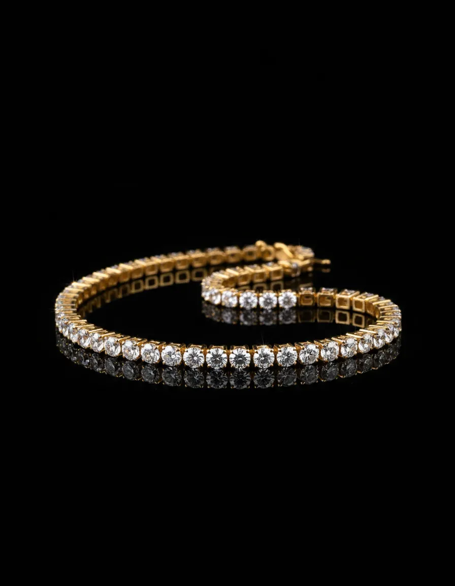 Luxury bracelets collection on dark velvet