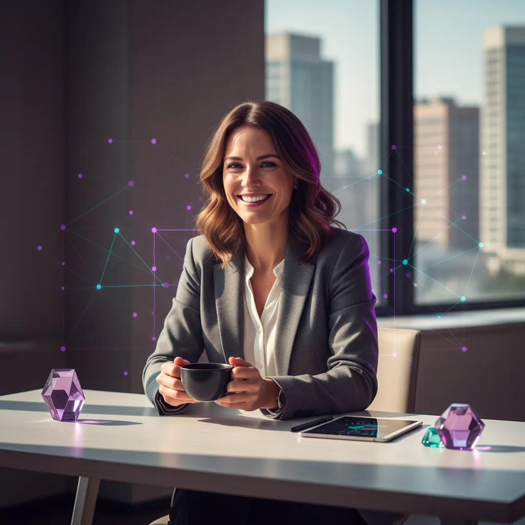 Business owner enjoying free time without missing calls
