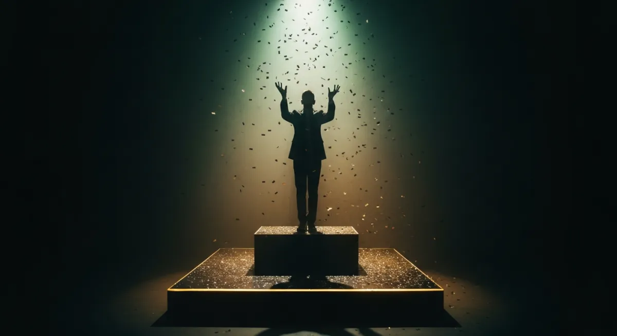 Cinematic visual representing the illusion of cheap attention